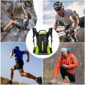 Plecak rowerowy Westbiking na rower super lekki 16 litrów duży pojemny czarno - zielony