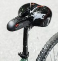 Siodełko rowerowe wygodne z lampką rowerową