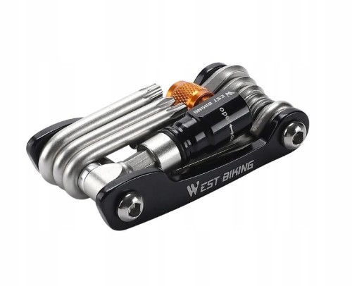 Zestaw kluczy narzędzi rowerowych Westbiking do roweru MultiKlucz Multitool imbusy co2