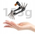 Zestaw kluczy narzędzi rowerowych Westbiking do roweru MultiKlucz Multitool imbusy co2