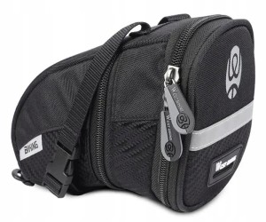 Torba rowerowa na rower pod siodełko z odblaskami sakwa na telefon mtb