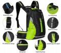 Plecak rowerowy Westbiking na rower super lekki 16 litrów duży pojemny czarno - pomarańczowy
