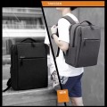Plecak na laptopa szkolny miejski MEDIUM 13 ,14 , 15, 16 cali jasno szary