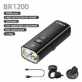 Lampka rowerowa LED przednia mocna USB C 1200 LUMEN