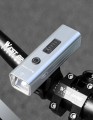 Lampki rowerowe zestaw lampek LED na rower mocna lampka USB C zestaw  srebrny