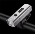 Lampki rowerowe zestaw lampek LED na rower mocna lampka USB C zestaw  srebrny