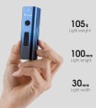 Lampki rowerowe zestaw lampek LED na rower mocna lampka USB C zestaw  srebrny