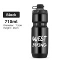 Bidon rowerowy bidon na rower bidon do roweru duży 710 ml czarny