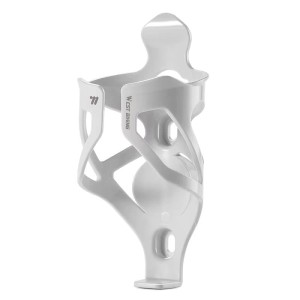 Uchwyt koszyk na bidon rowerowy biały lokalizator Apple mtb szosa