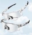 Okulary sportowe na rower rowerowe filtr uv fotochromy polaryzacja 3 szkła