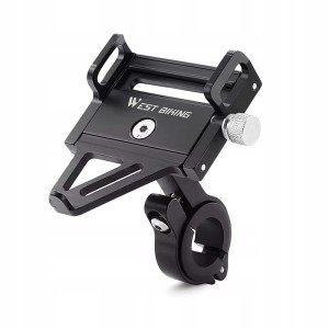 Aluminiowy uchwyt rowerowy do telefonu na rower na telefon WESTBIKING