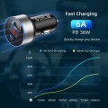 Ładowarka samochodowa PD 36W USB + USB C szybkie ładowanie