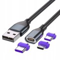 Kabel magnetyczny szybkie ładowanie 240W 3A USB C USB A