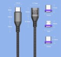 Kabel magnetyczny szybkie ładowanie 240W 5A USB C PD