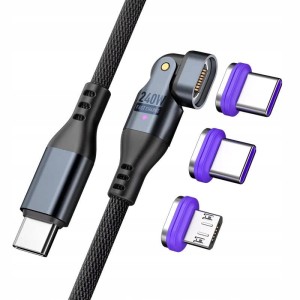 Kabel magnetyczny  szybkie ładowanie 240W 5A USB C PD