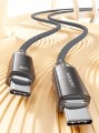 Kabel USB-C do USB-C 60W szybkie ładowanie PREMIUM fioletowy