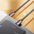 Kabel USB-C do USB-C 60W szybkie ładowanie PREMIUM fioletowy
