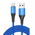 Kabel do ładowania telefonu Lightning IPHONE 20W niebieski