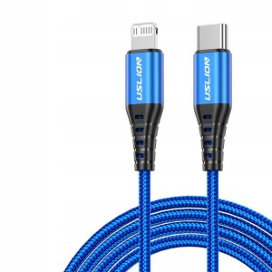 Kabel do ładowania telefonu do IPHONE 20W niebieski