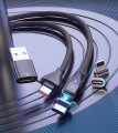 Kabel magnetyczny szybkie ładowanie 60W 5A USB C PD