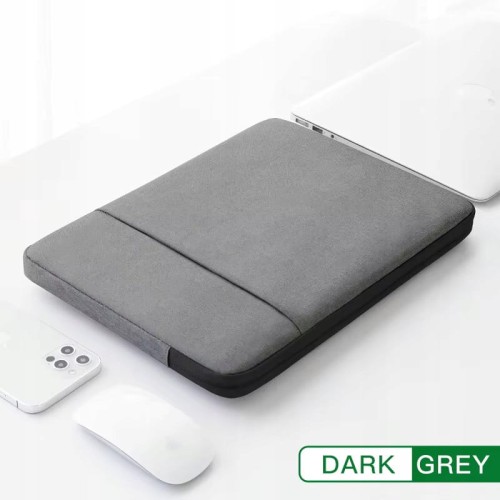 Etui case pokrowiec na MacBooka laptopa AIR PRO 13" M1 M2 M3 12.6 - 14  ciemno szare