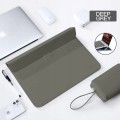 Etui case pokrowiec na MacBooka laptopa AIR PRO M1 M2 M3 13.6 14 cala ciemno szare
