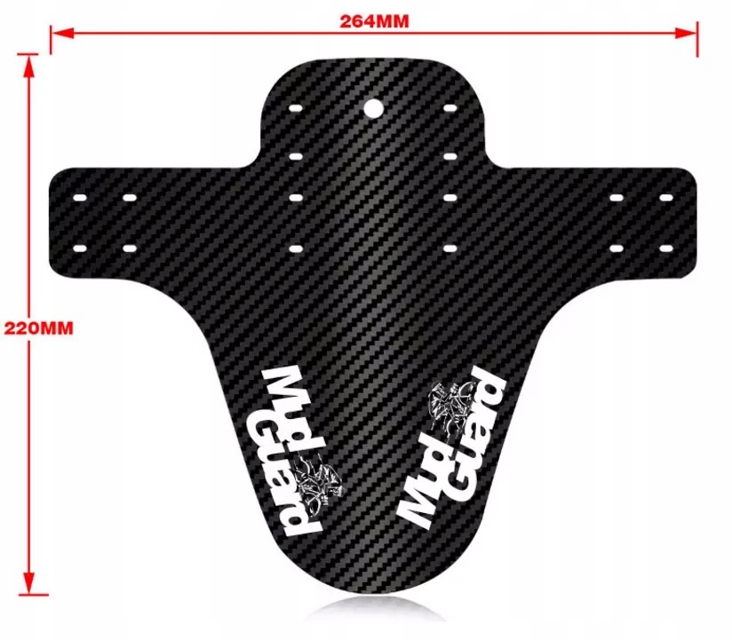 Błotnik MTB Enduro DH przód CARBON